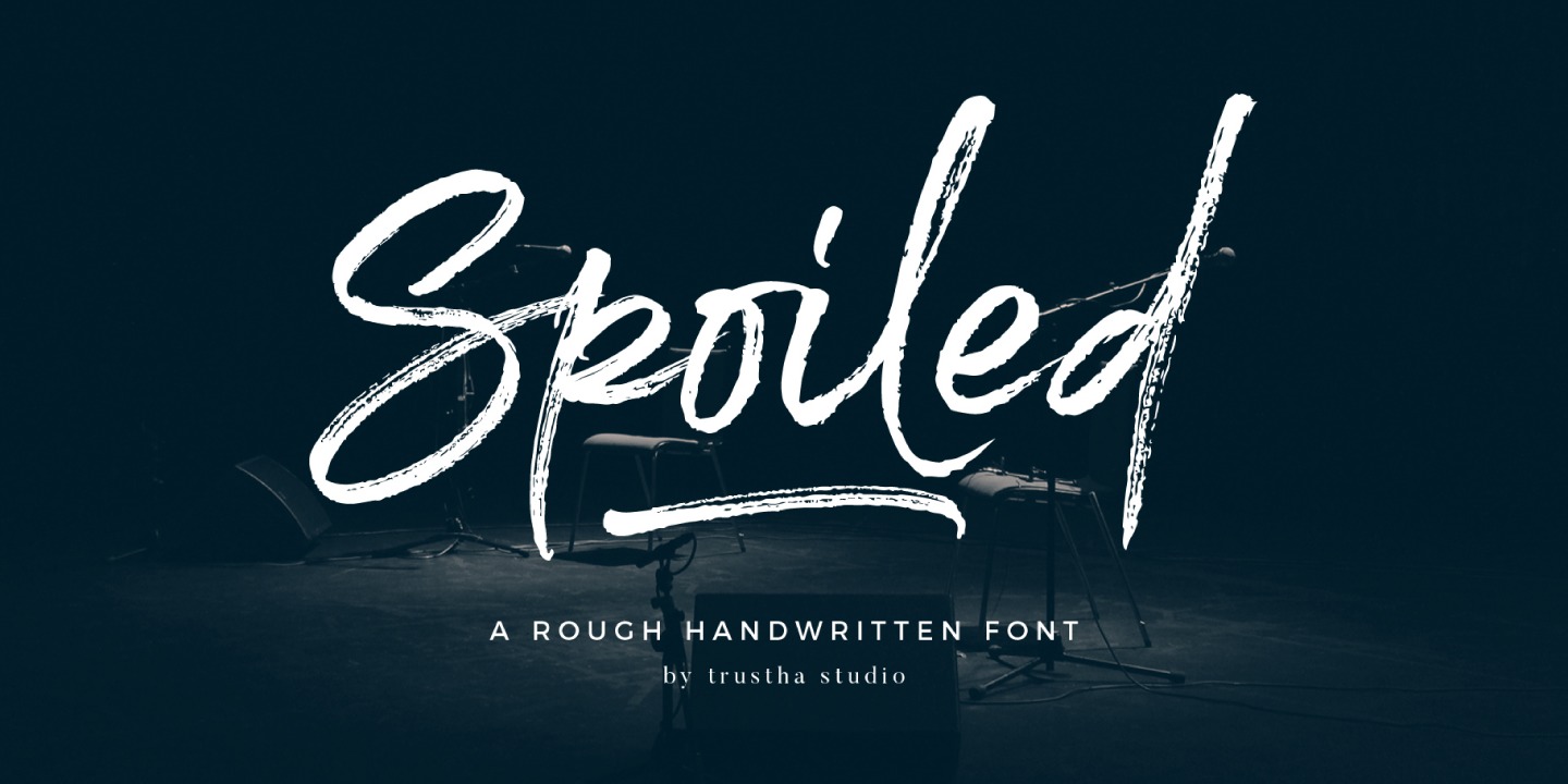 Spoiled Font preview